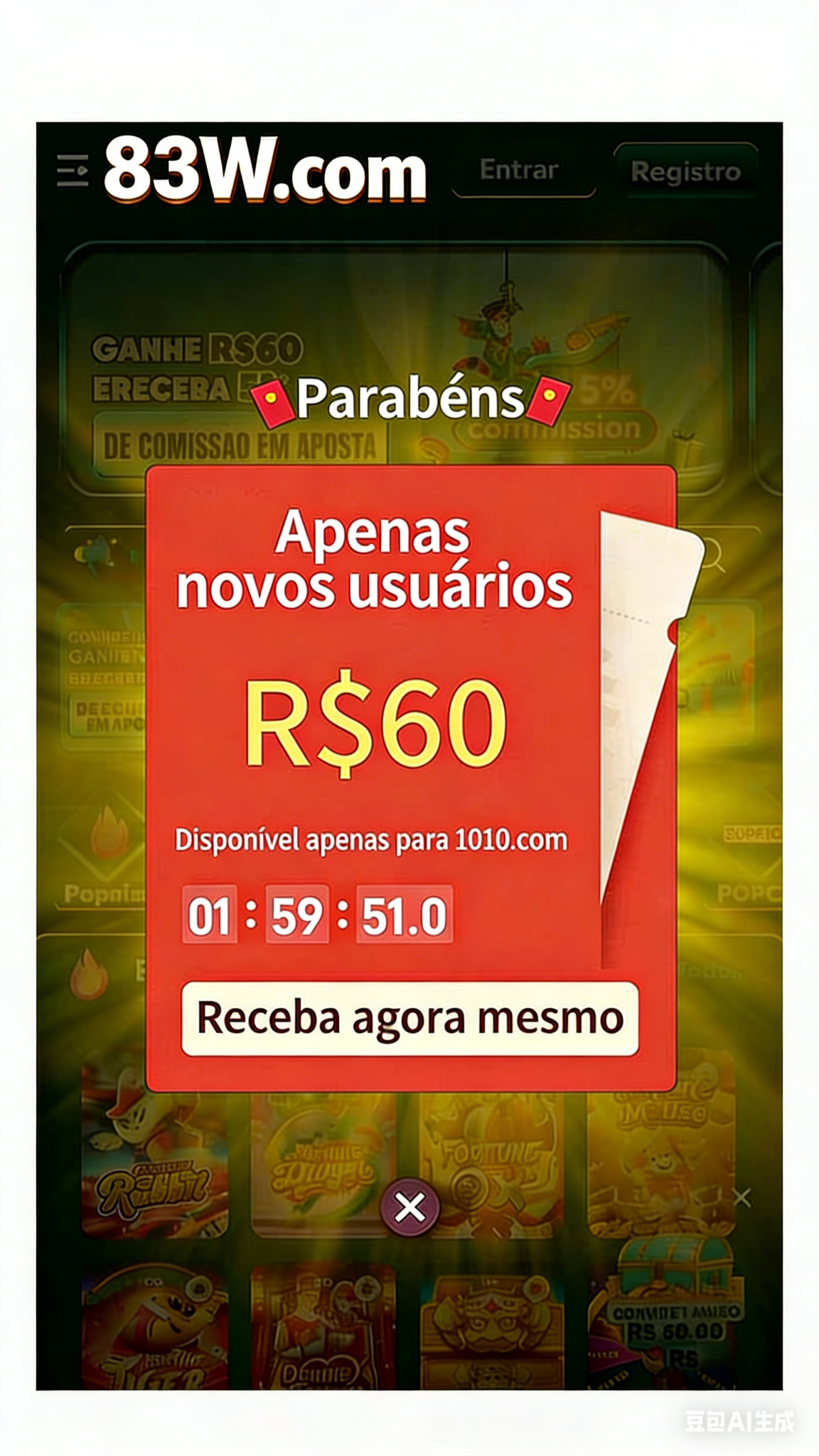 fortune rabbit grande ganho 
